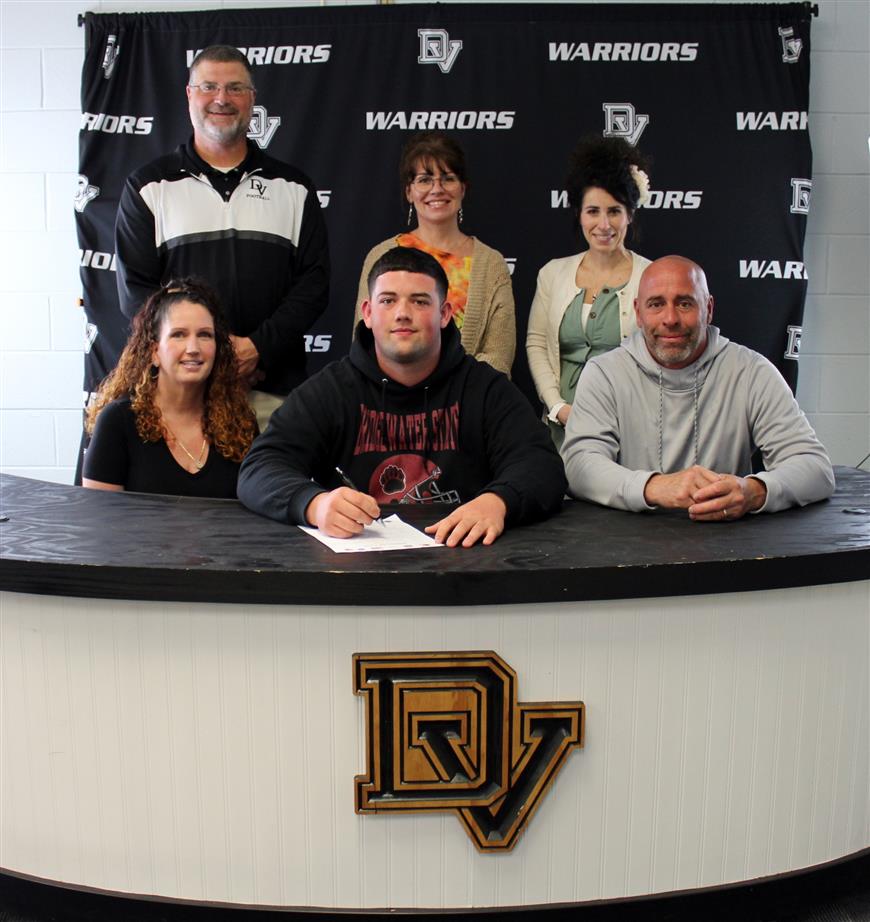 Senior Football & Track Athlete Justin Hernandez Signs with Bridgewater State University (Div. III).